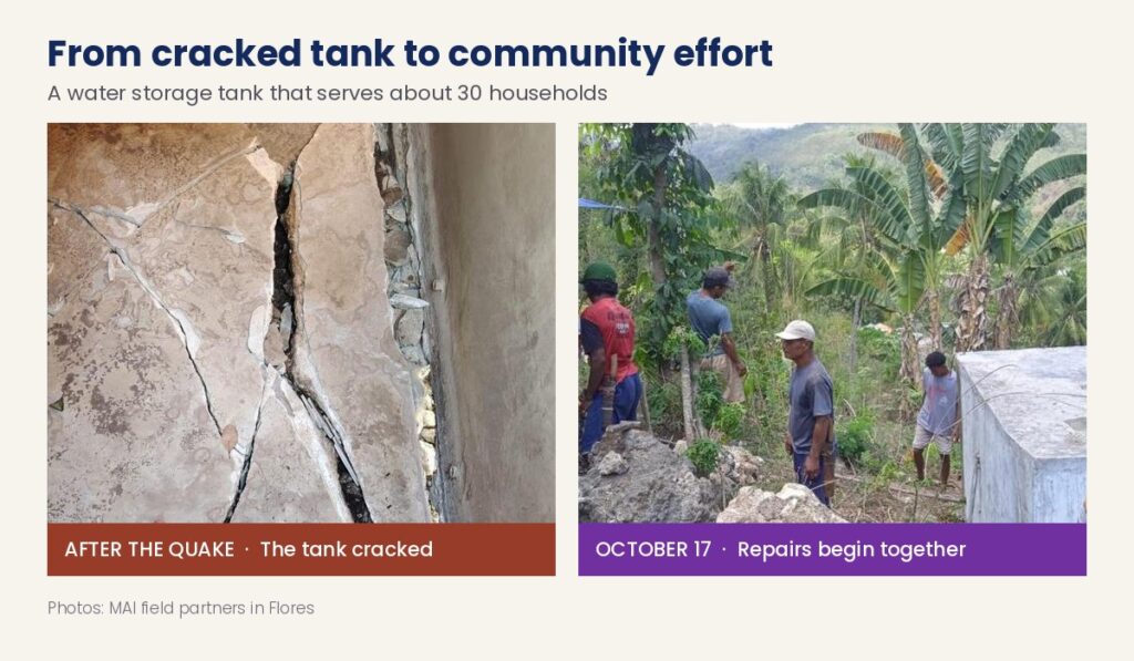 water tank repair