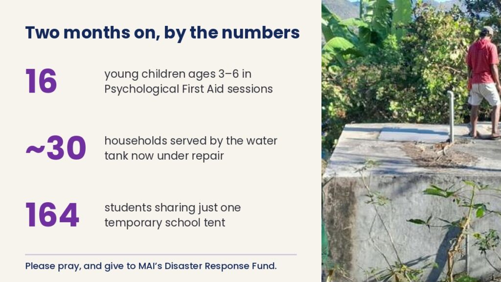 By the numbers, 2 months in to Indonesian earthquake response